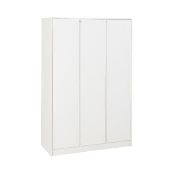 Malvern 3 Door Wardrobe - L50.5 x W115 x H180 cm - White