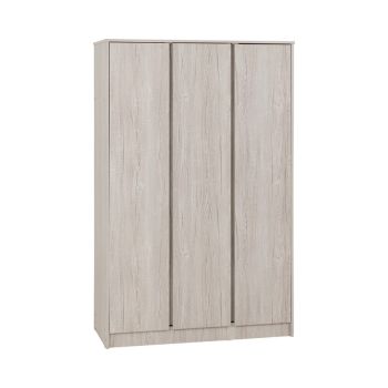 Malvern 3 Door Wardrobe - L50.5 x W115 x H180 cm - Urban Snow