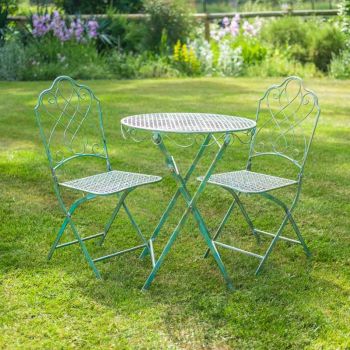 Avalon Bistro Set - 3pc - L60 x W60 x H73 cm - Green
