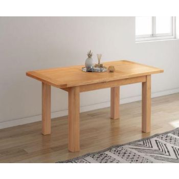 Bologna Extending Table (Extends To 153cm) - L80 x W120 x H78 cm - Oak