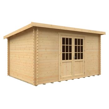 14x10w The Kingsley Plus 44mm Cabin - L415 x W295 x H232.8 cm - Solid Wood/Softwood/Pine - Natural