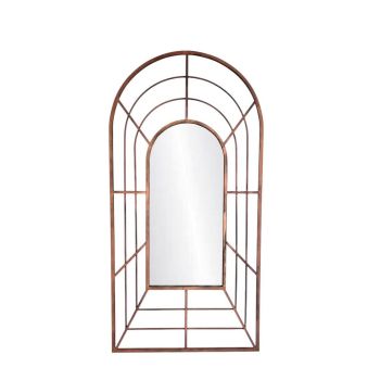 Wall Framed Mirror - Metal - L3 x W60 x H120 cm