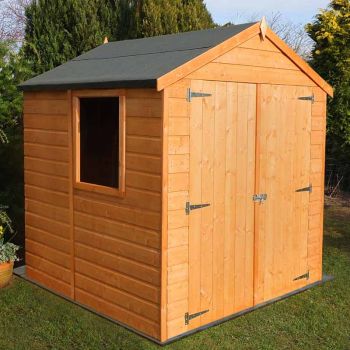 6 x 6 Feet Arran Double Doors - Oriented Strand Board (OSB) - Garden Shed Workshop