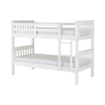 Neptune 3 Feet Bunk Bed - L104 x W204.5 x H151 cm - White