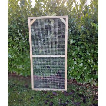 PACK OF 5 - Framed Aviary ROOF panel - 6' x 3' - with Heavy duty galvanised wire mesh 3/4" X 3/4" - 16 gauge