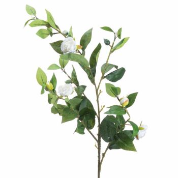 Gardenia Stem Artificial Plant - L10 x W45 x H90 cm - Cream