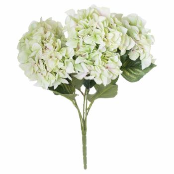 Shabby Hydrangea Bouquet Artificial Flower - Plastic - L47 x W47 x H58 cm - Green