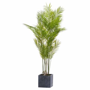 Large Paradise Potted Palm Artificial Plant - Plastic - L100 x W100 x H130 cm - Green