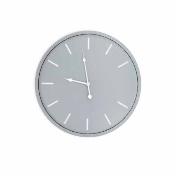 Karlsson Wall Clock - Metal - L4 x W49 x H49 cm - Grey