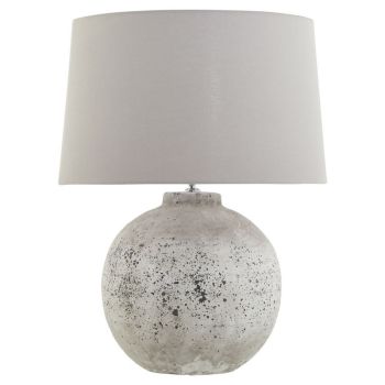 Tiber Large Stone Ceramic Lamp - Ceramic - L54 x W54 x H72 cm
