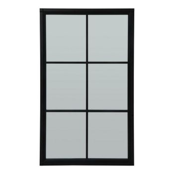 Large Window Mirror - Wood - L4 x W90 x H150 cm - Black