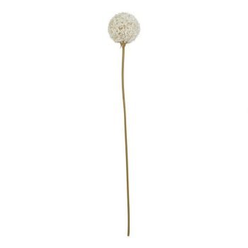 The Natural Garden Collection Allium (Single Stem Flower) - Plastic - Height 66 cm - White
