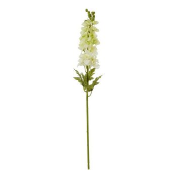 The Natural Garden Collection Elatum Delphinium (Single Stem Flower) - Plastic - Height 78 cm - White