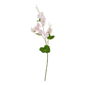 The Natural Garden Collection Sweetpea (Single Stem Flower) - Plastic - Height 61 cm - Pink