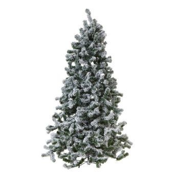Extra Large Snowy Spruce Tree - Plastic - Height 213 cm - White