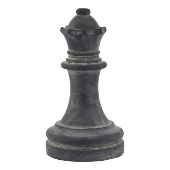 Amalfi Queen Chess Piece - Ceramic - L16 x W16 x H29 cm - Grey