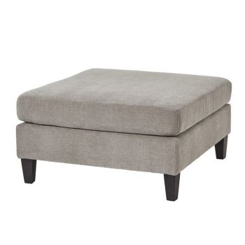 Vesper Ottoman Foot Stool - Wood - L82 x W82 x H38 cm - Taupe