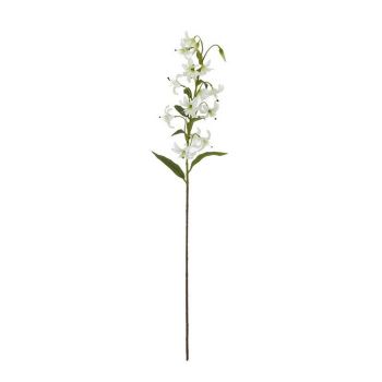 Turks Cap Lily Spray (Single Stem Flower) - Plastic - Height 82 cm - Green