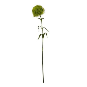 Light Dianthus (Single Stem Flower) - Plastic - Height 53 cm - Green
