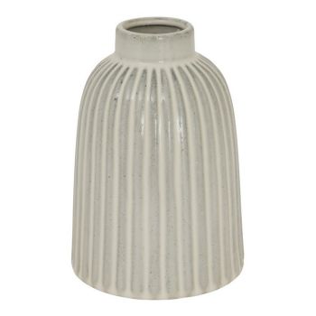 Monte Medium Bell Vase - Ceramic - L15 x W15 x H20 cm - White
