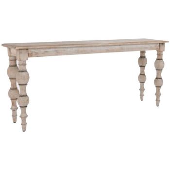 The Rutland Collection Console Table - Wood - L40 x W150 x H80 cm - Brown