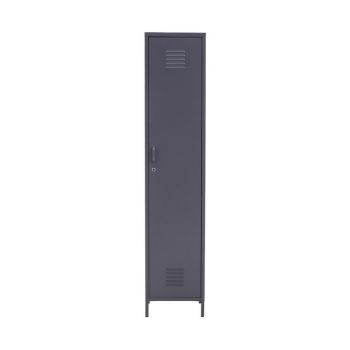 Academy One Door Locker - Metal - L38 x W38 x H180 cm - Grey