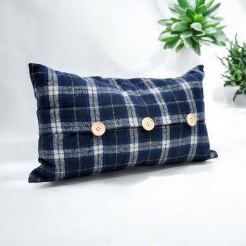 Cushion Cover Only - Velvet - L1 x W50 x H30 cm - Blue