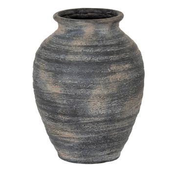 Marra Large Olpe Vase - Ceramic - L29 x W29 x H42 cm - Black