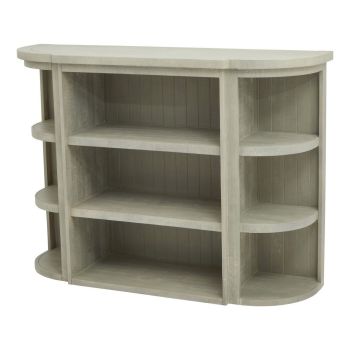 Saltaire Collection 3-Shelf Unit - Pine - L45 x W153 x H110 cm - Grey
