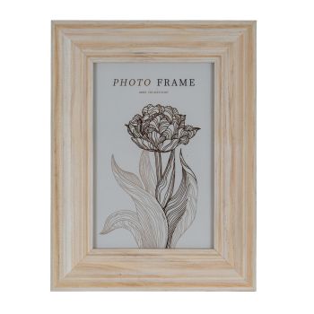 Isla Photo Frame 4X6 - Wood - White
