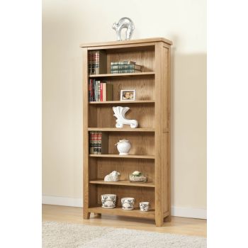 Shrewsbury 6' Bookcase - L30 x W90 x H180 cm - Oak