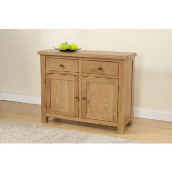 Shrewsbury 2 Door Sideboard - L35 x W96 x H77 cm - Oak