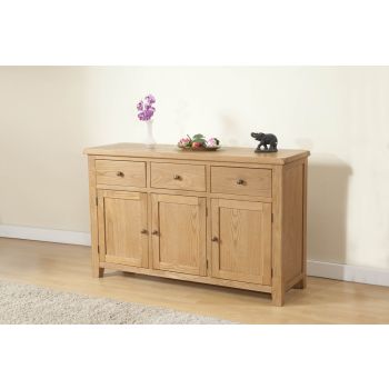 Shrewsbury 3 Door Sideboard - L43 x W137 x H85 cm - Oak