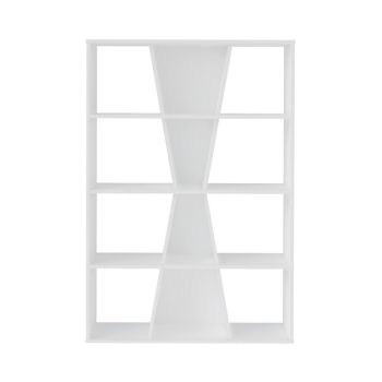 Naples Medium Bookcase - L25 x W91 x H134.5 cm - White