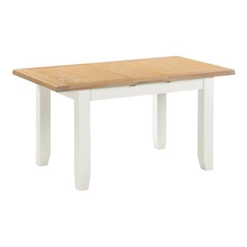Windsor Extending Dining Table - Ivory/Oak