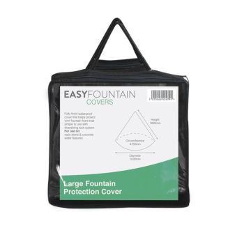 Luxury Lined Fountain Protection Cover - Large - Oxford 600d+PVC - L30 x W25 x H5.5 cm - Green