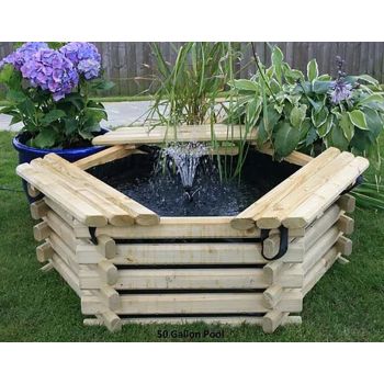 50 Gallon Pond with Pump - W122 x H41 cm - Minimal Assembly Required