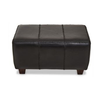 Inca Bench - Wood - L53 x W80 x H43 cm - Black/Brown