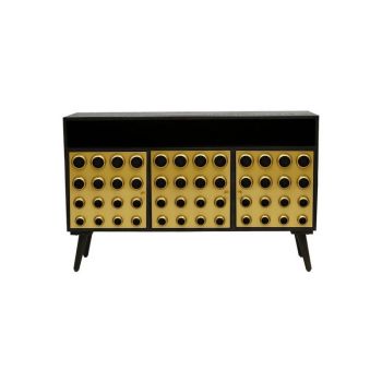 Arti Sideboard - Mango Wood - L35 x W130 x H82 cm - Gold/Brown