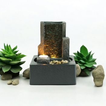 Table-Top Fountain - L18 x W18 x H25 cm