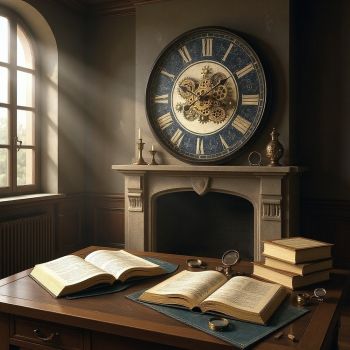 Gear Clock - L8 x W80 x H80 cm