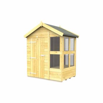 6ft x 4ft Apex Potting Shed - Wood - L127 x W175 x H217 cm