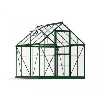 Greenhouse Harmony 6X8 - Polycarbonate - L247 x W185 x H208 - Green