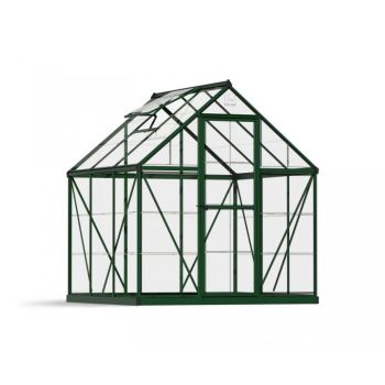 Greenhouse Harmony 6 x 6 - Polycarbonate - L186 x W185 x H208 cm - Green