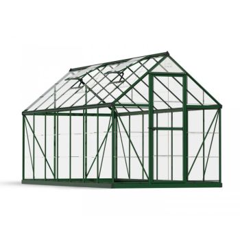 Greenhouse Harmony 6 x 14 - Polycarbonate - L426 x W185 x H208 cm - Green