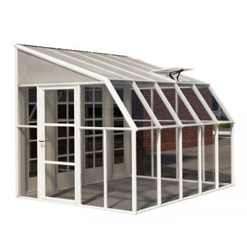 Lean To Greenhouse Sun Room Clear 8X10 - Polycarbonate/Acrylic - L322 x W257 x H266 cm