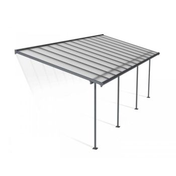 Patio Cover Sierra 3X7.30 Clear - Polycarbonate - L739 x W299 x H305 - Grey