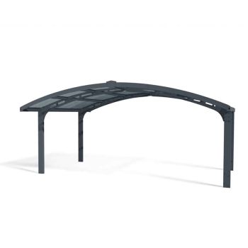 Carport Arizona Wave Double Wings and Arch - Polycarbonate - L495 x W578 x H273.5 cm
