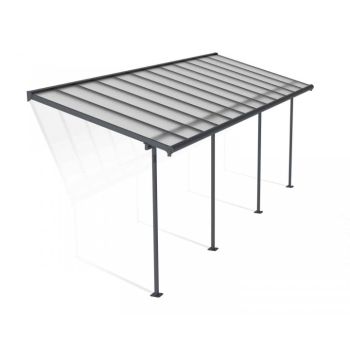 Patio Cover Sierra 2.3X6.9 Clear - Polycarbonate - L670.5 x W224 x H300 - Grey
