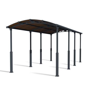 Alpine Carport Kit 8500 RV - Aluminium/Polycarbonate - L863 x W352 x H307 - Grey